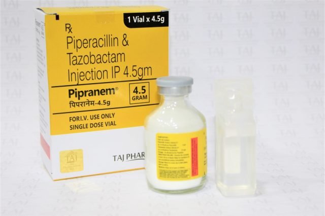 Piperacillin and Tazobactam for Injection USP 4.5g