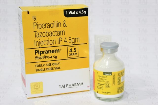 Piperacillin and Tazobactam for Injection USP 4.5g