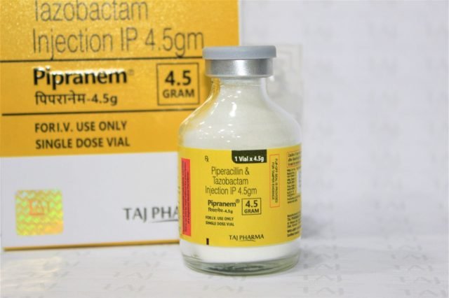 Piperacillin and Tazobactam for Injection USP 4.5g