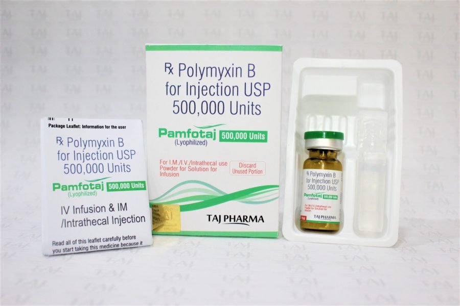 Polymyxin B for Injection USP 5,00,000Units (Pamfotaj)