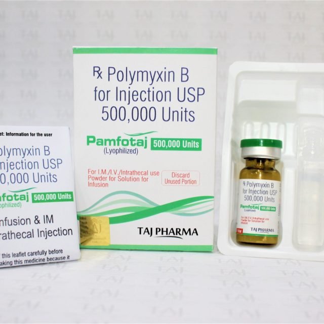 Polymyxin B for Injection USP 5,00,000Units (Pamfotaj)