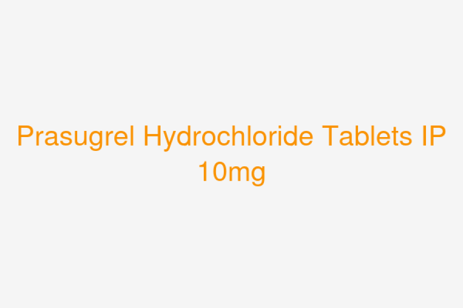 Prasugrel Hydrochloride Tablets IP 10mg