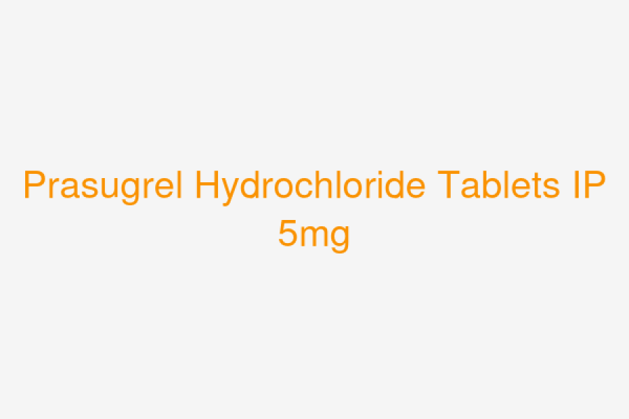 Prasugrel Hydrochloride Tablets IP 5mg