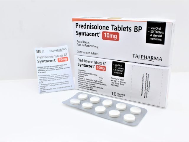 Prednisolone Tablets BP 10mg (Syntacort)