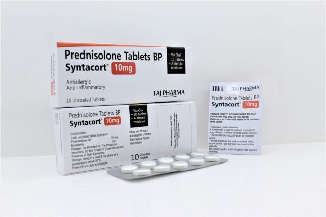 Prednisolone Tablets BP 10mg (Syntacort)