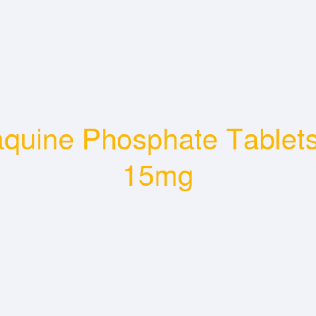 Primaquine Phosphate Tablets USP 15mg