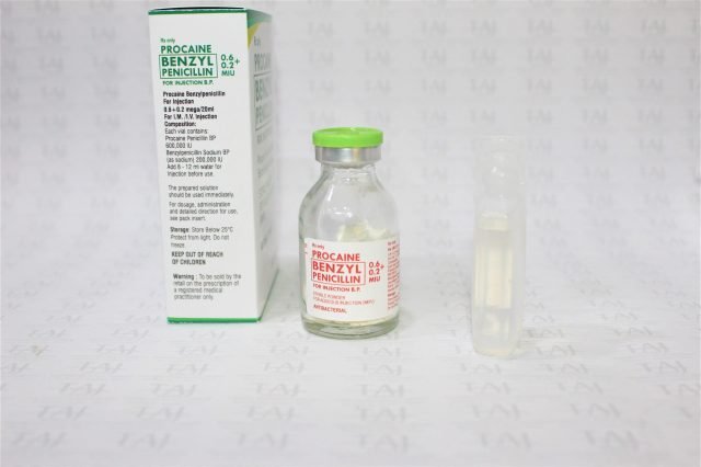 Procaine Benzyl Penicillin for Injection B.P. 0.6+0.2 MIU