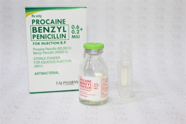 Procaine Benzyl Penicillin for Injection B.P. 0.6+0.2 MIU