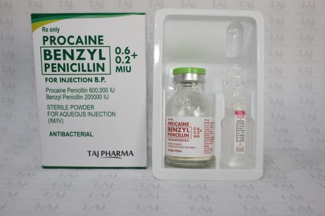 Procaine Benzyl Penicillin for Injection B.P. 0.6+0.2 MIU