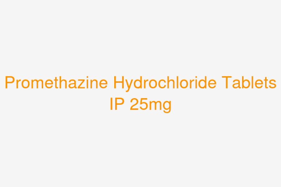 Promethazine Hydrochloride Tablets IP 25mg