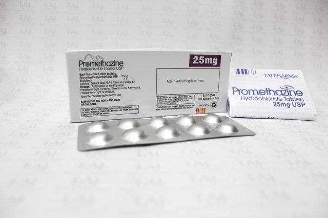Promethazine Hydrochloride Tablets USP 25mg Taj Pharma Mumbai