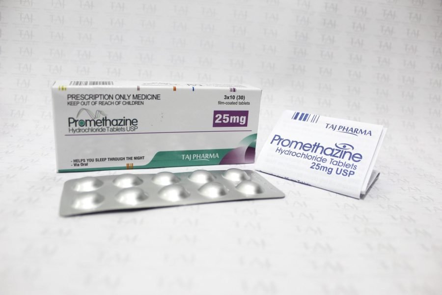 Promethazine Hydrochloride Tablets USP 25mg Taj Pharma