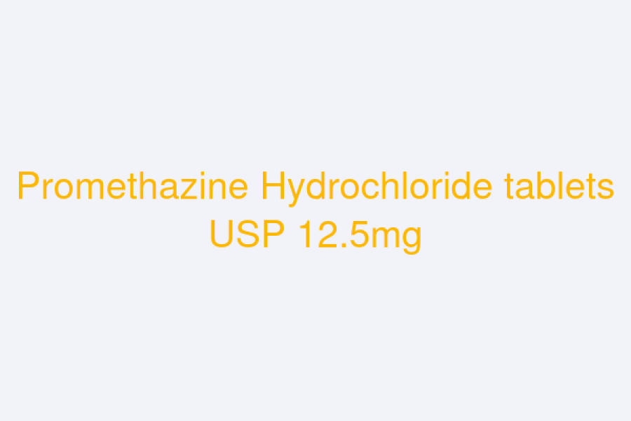 Promethazine Hydrochloride tablets USP 12.5mg