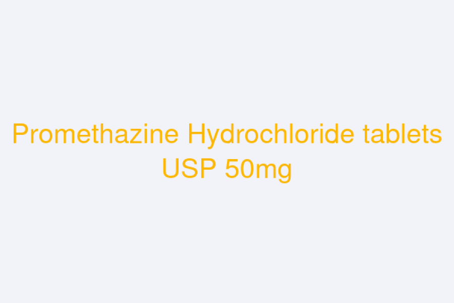 Promethazine Hydrochloride tablets USP 50mg