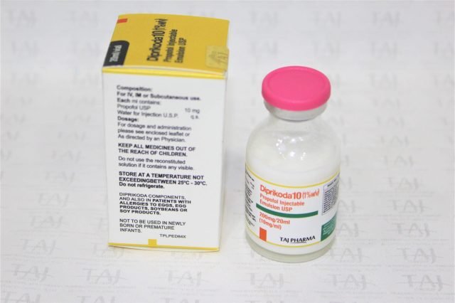 Propofol Injectable Emulsion USP 200mg/20ml