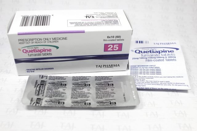 Quetiapine fumarate Tablets USP 25mg