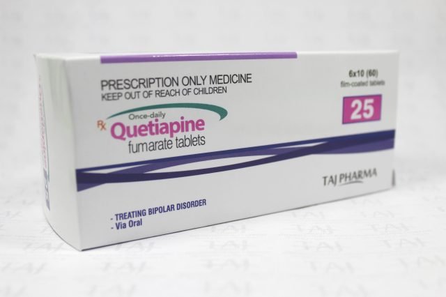 Quetiapine fumarate Tablets USP 25mg