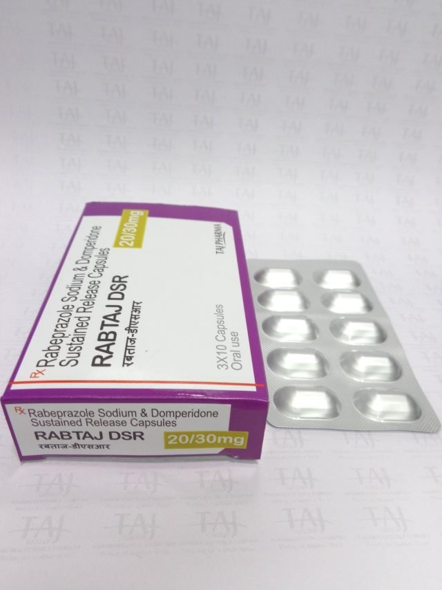 Rabeprazole Sodium & Domperidone Sustained Release Capsules 20mg+30mg