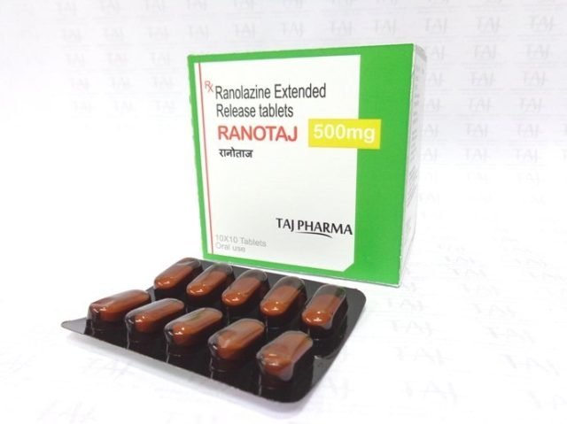 Ranolazine Extended-Release Tablets 500mg
