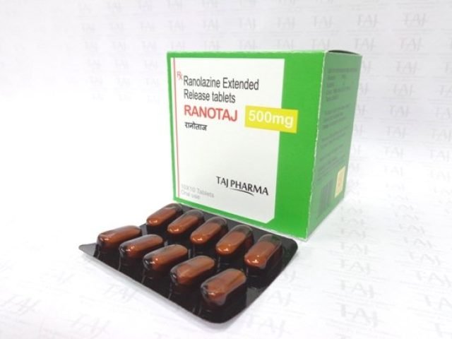 Ranolazine Extended-Release Tablets 500mg
