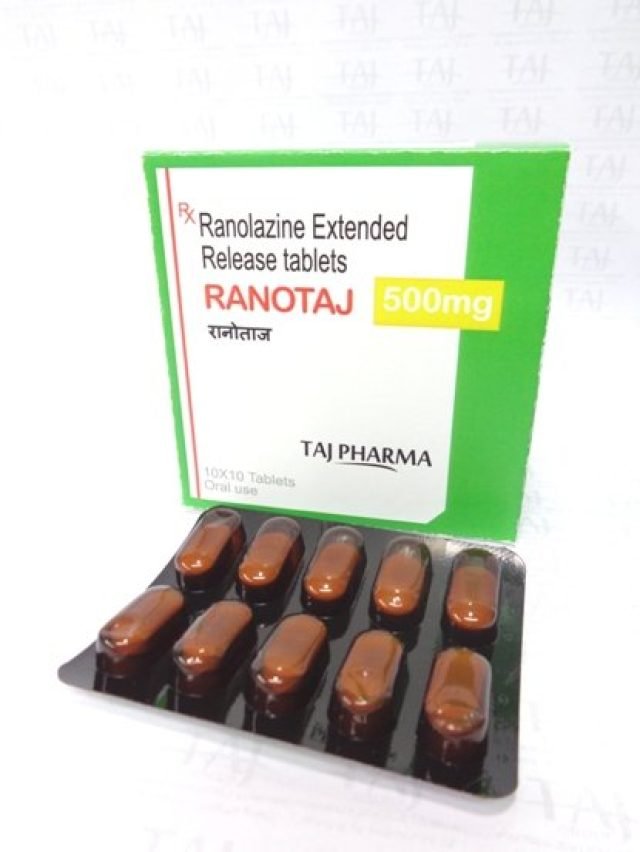 Ranolazine Extended-Release Tablets 500mg