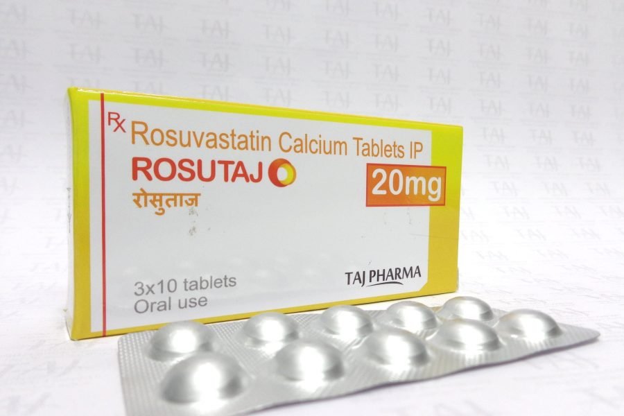 Rosuvastatin Calcium Tablets 20mg (ROSUTAJ) Taj Pharma