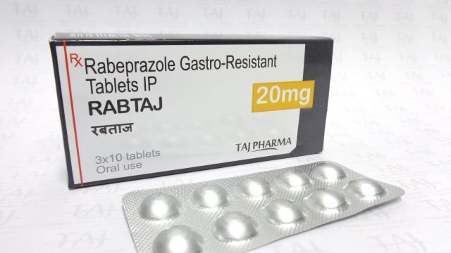 Rabeprazole Sodium Gastro-Resistant Tablets IP 20mg (RABTAJ) Taj Pharma