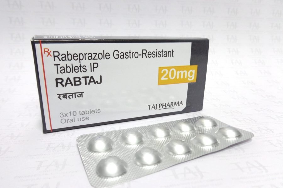 Rabeprazole Sodium Gastro-Resistant Tablets IP 20mg (RABTAJ) Taj Pharma