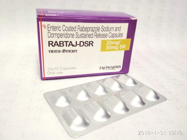Rabeprazole Sodium & Domperidone SR Capsules-Rabtaj DSR