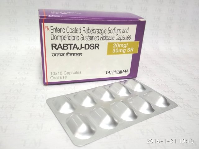 Rabeprazole Sodium & Domperidone SR Capsules-Rabtaj DSR