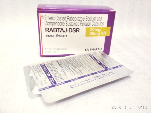 Rabeprazole Sodium & Domperidone SR Capsules-Rabtaj DSR