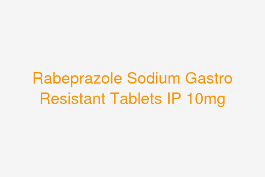 Rabeprazole Sodium Gastro Resistant Tablets IP 10mg