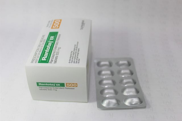 Ranolazine Extended-Release Tablets 500mg
