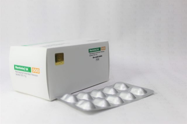 Ranolazine Extended-Release Tablets 500mg