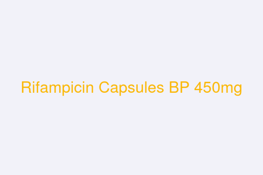Rifampicin Capsules BP 450mg