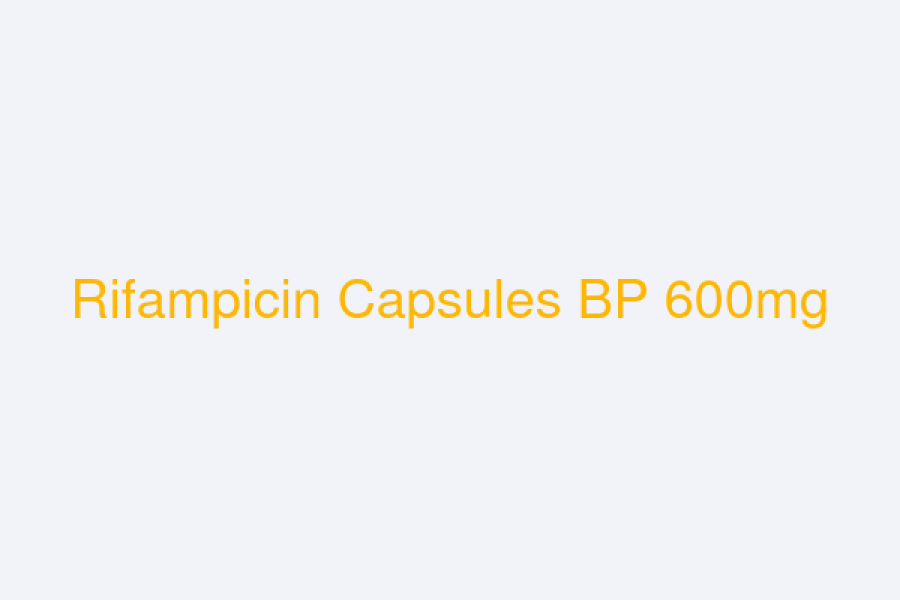 Rifampicin Capsules BP 600mg