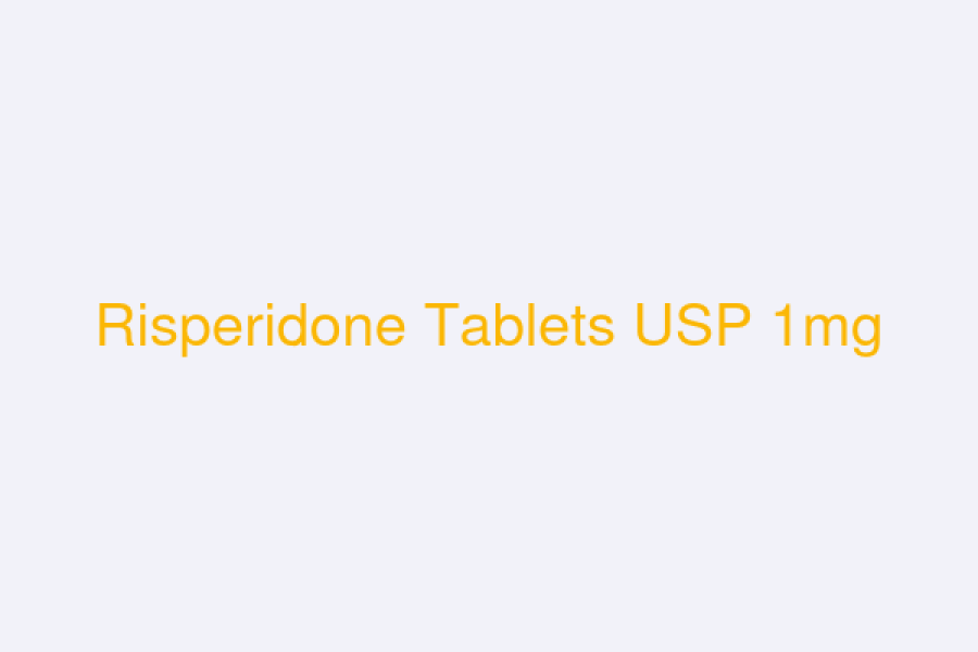 Risperidone Tablets USP 1mg
