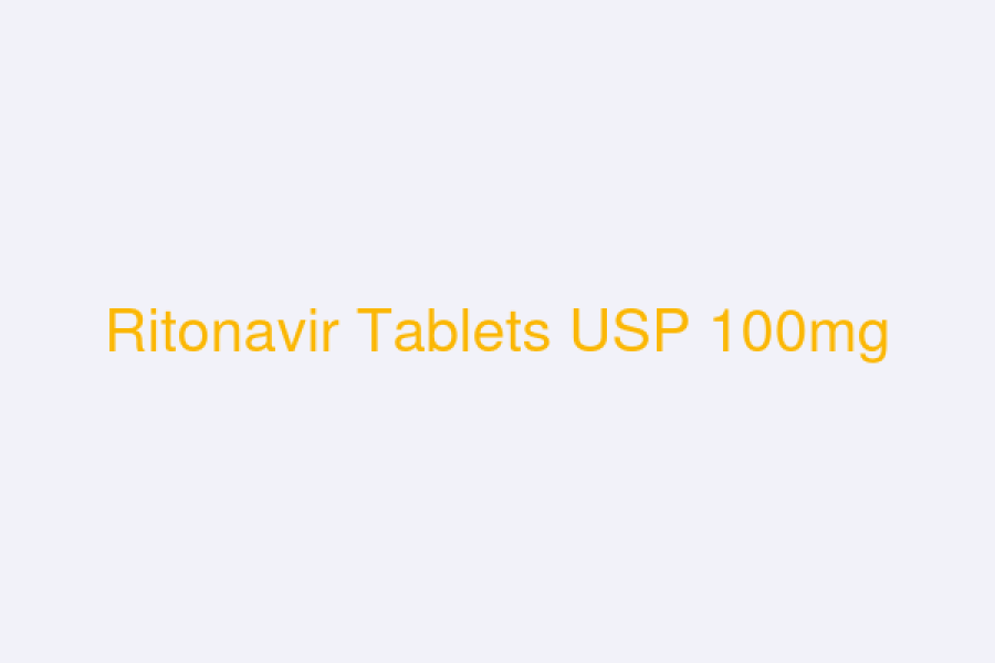 Ritonavir Tablets USP 100mg