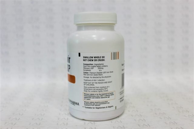 Ritonavir Tablets USP 200mg