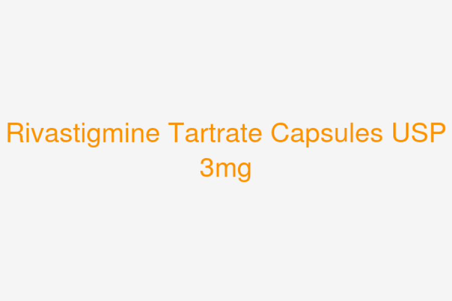 Rivastigmine Tartrate Capsule USP 3mg