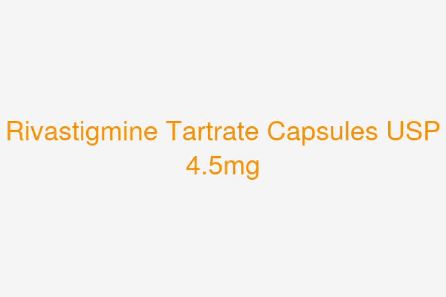 Rivastigmine Tartrate Capsule USP 4.5mg