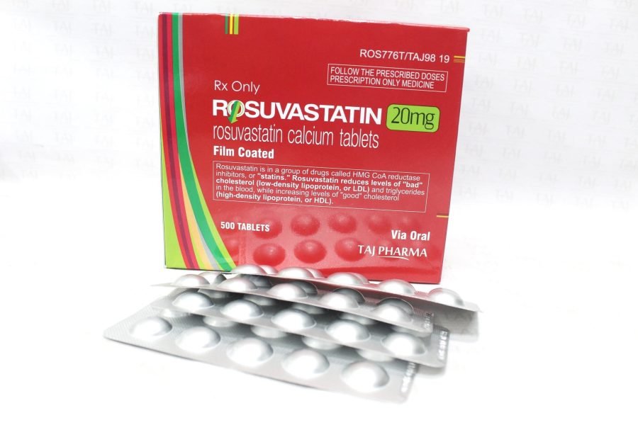 Rosuvastatin Calcium Tablets 20mg (Taj Pharma)