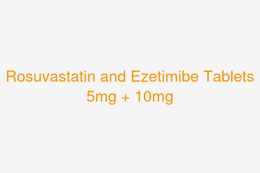 Rosuvastatin and Ezetimibe Tablets 5mg+10mg