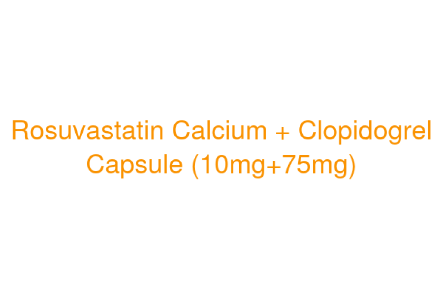 Rosuvastatin Calcium + Clopidogrel Capsule (10mg+75mg)