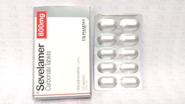 Sevelamer carbonate 800mg film-coated tablets