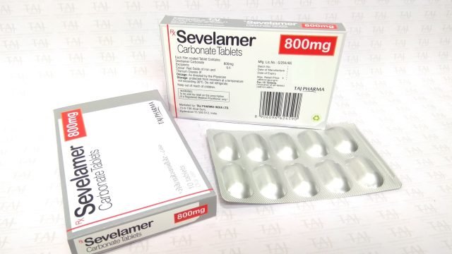 Sevelamer carbonate 800mg film-coated tablets