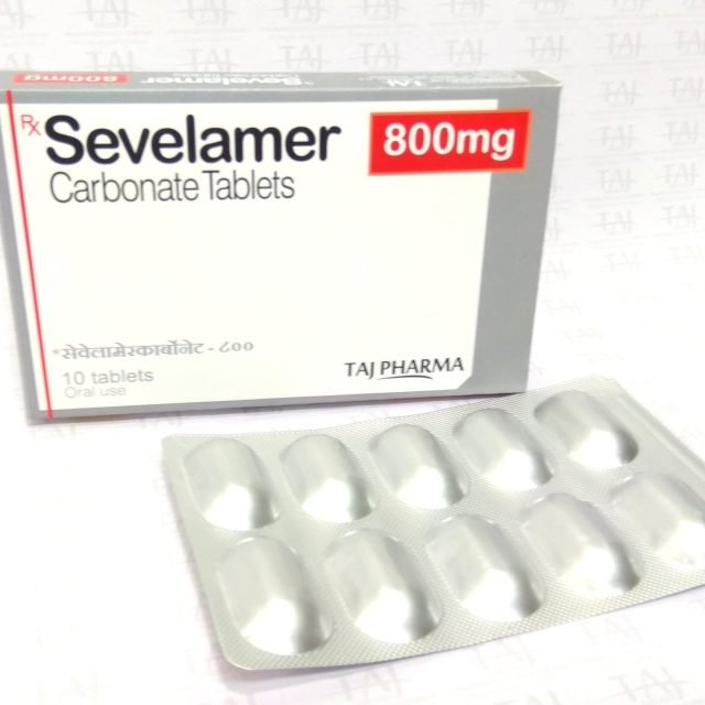 Sevelamer Carbonate Tablets 800mg Taj Pharma