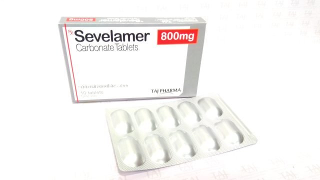 Sevelamer carbonate 800mg film-coated tablets