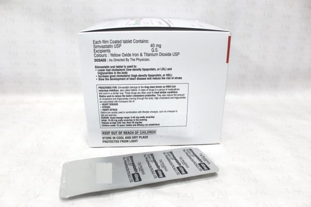 Simvastatin Tablets USP 40mg