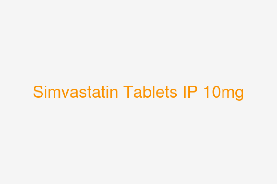 Simvastatin Tablets IP 10mg